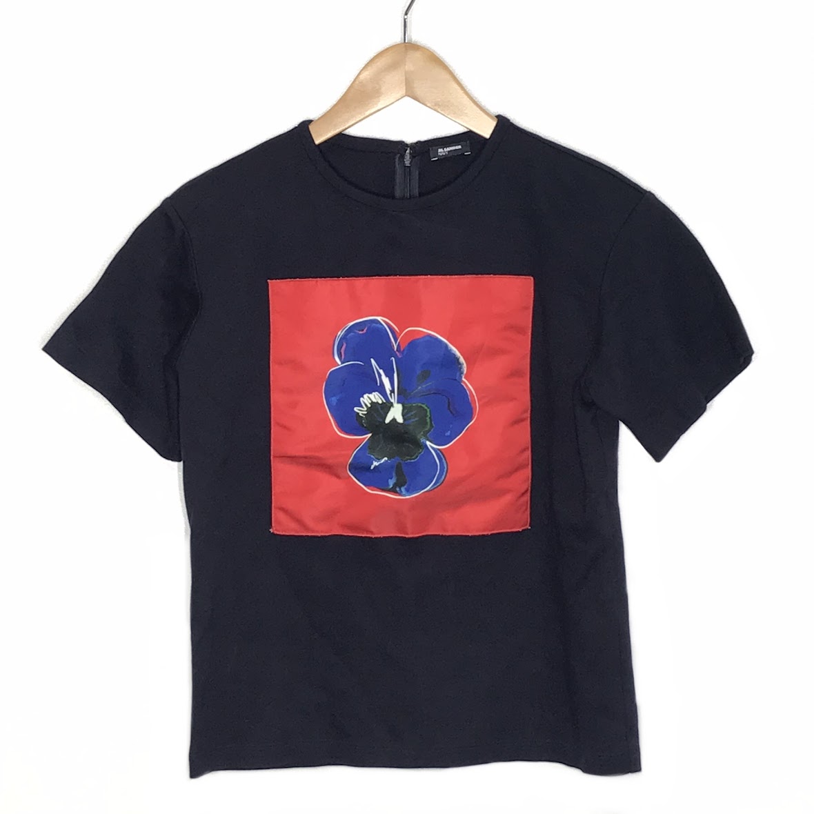 JIL SANDER | ジルサンダー 花柄プリント 半袖Ｔシャツ JDH363CJH089B62 ネイビー サイズ：34【倉吉店】