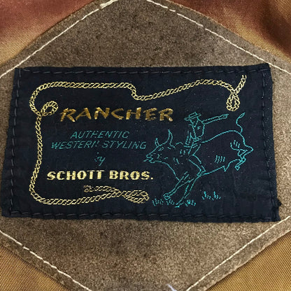 schott | ショット RANCHER JACKET フリンジジャケット レザー ブラウン【倉吉店】