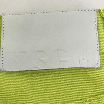 MSGM | エムエスジーエム 切り替えデニムスカート ミニスカート 184497-06 グリーン サイズ：38【倉吉店】