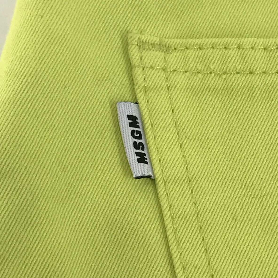 MSGM | エムエスジーエム 切り替えデニムスカート ミニスカート 184497-06 グリーン サイズ：38【倉吉店】