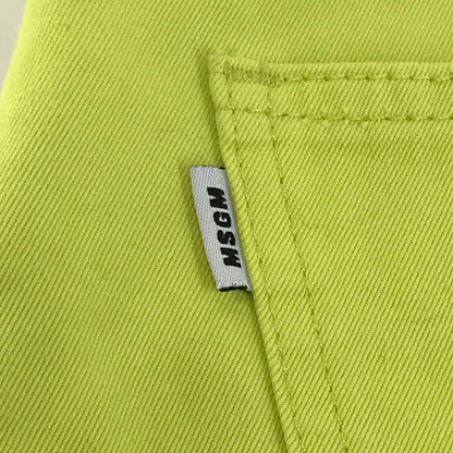 MSGM | エムエスジーエム 切り替えデニムスカート ミニスカート 184497-06 グリーン サイズ：38【倉吉店】
