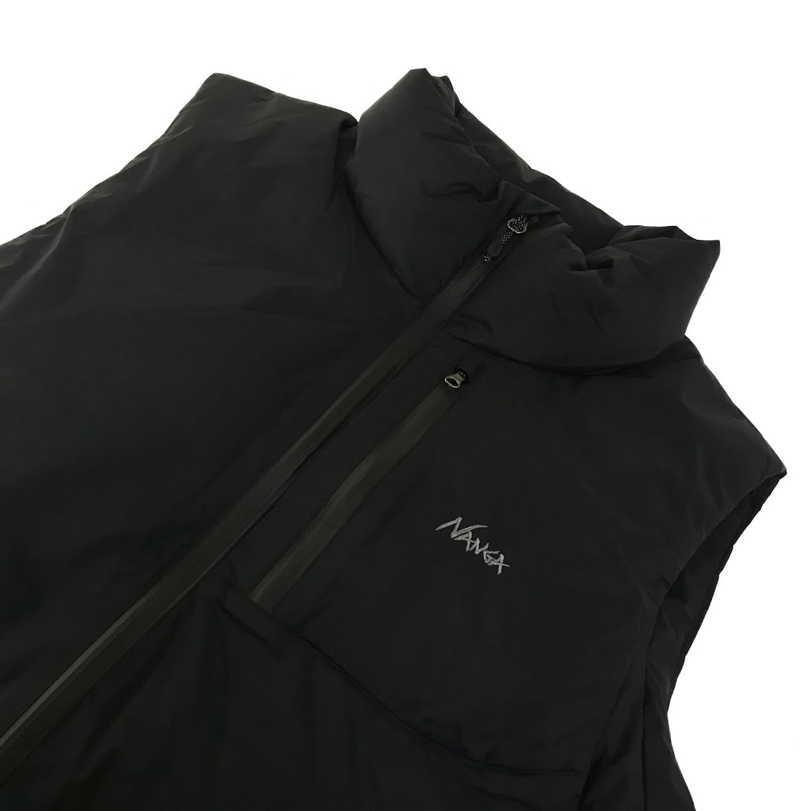 NANGA | ナンガ AURORA TEX STAND COLLAR DOWN VEST オーロラテックス ダウンベスト ND2441-1N010 ブラック サイズ：L【倉吉店】