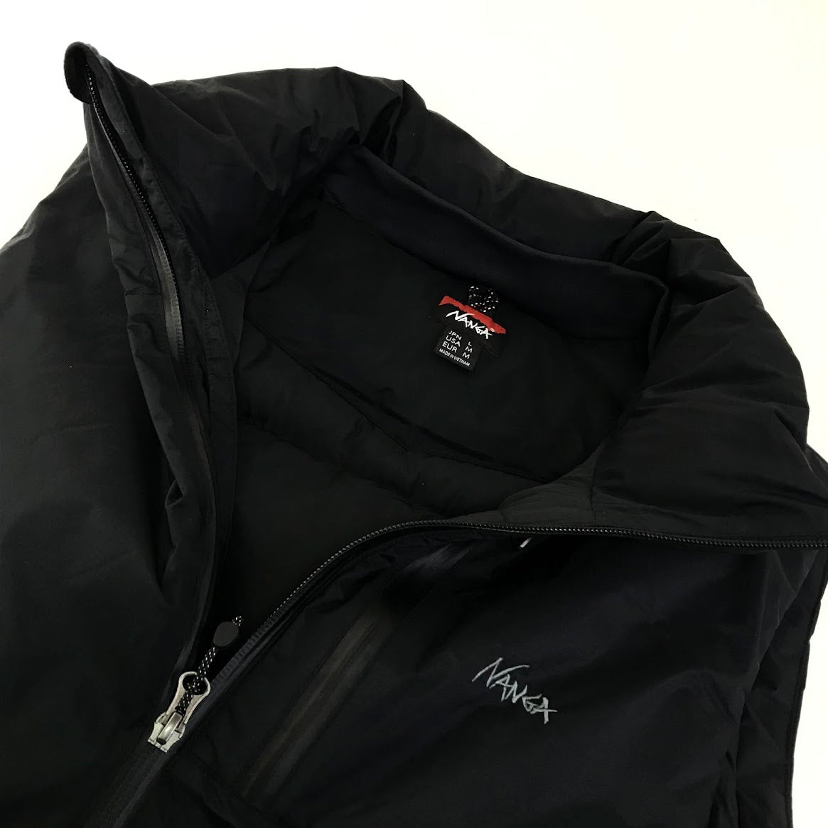 NANGA | ナンガ AURORA TEX STAND COLLAR DOWN VEST オーロラテックス ダウンベスト ND2441-1N010 ブラック サイズ：L【倉吉店】