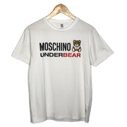 MOSCHINO | モスキーノ ロゴプリントTee 半袖Ｔシャツ A1904 9003 ホワイト【倉吉店】