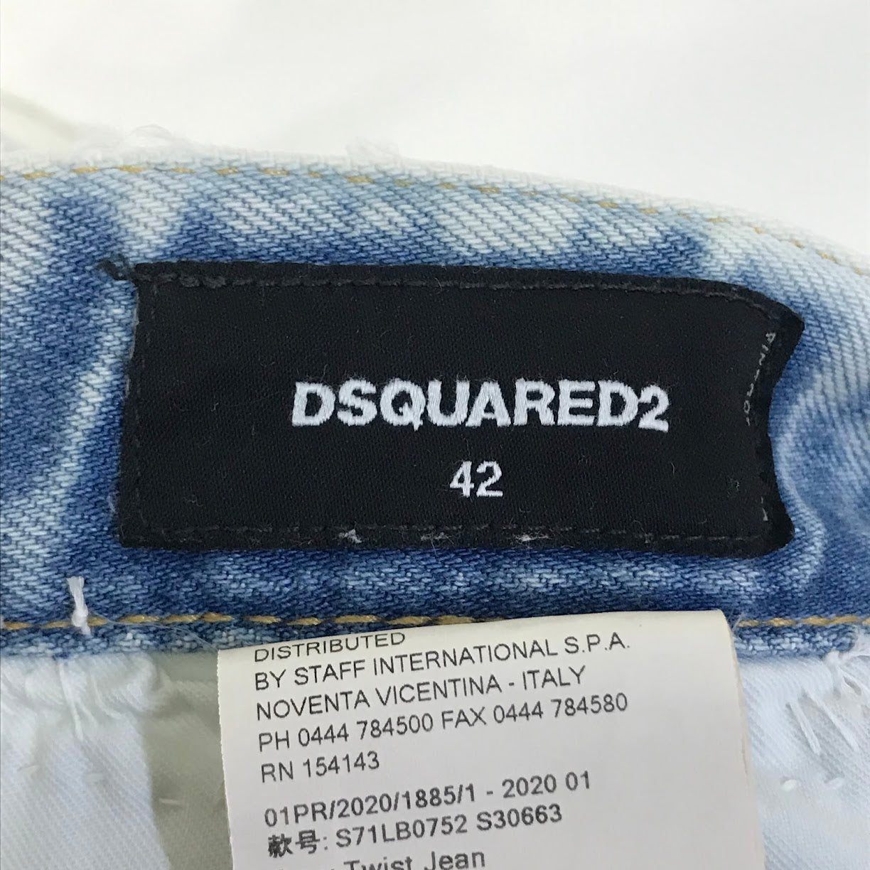 DSQUARED2 | ディースクエアード SEXY TWIST JEAN デニムパンツ S71LB0752 ブルー サイズ：42【倉吉店】