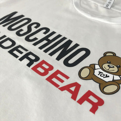 MOSCHINO | モスキーノ ロゴプリントTee 半袖Ｔシャツ A1904 9003 ホワイト【倉吉店】
