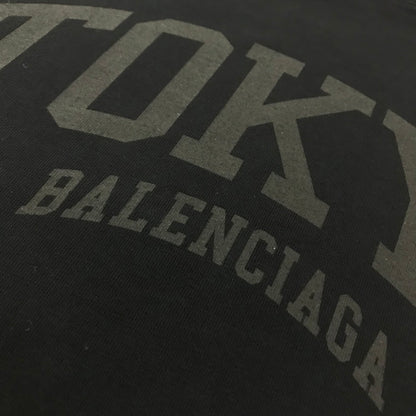 BALENCIAGA | バレンシアガ オーバーサイズ TOKYOロゴ 長袖Ｔシャツ 720250 TLVK6 ブラック サイズ：3【倉吉店】
