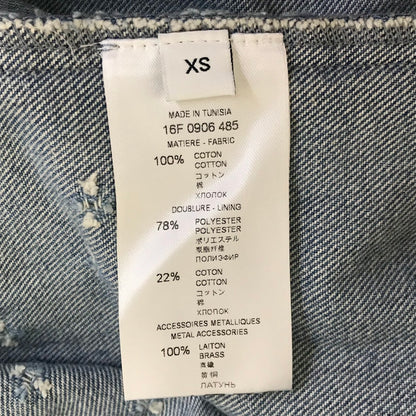 GIVENCHY | ジバンシィ クラッシュ加工 デニムボタンシャツ 長袖シャツ 16F 0906 485 ブルー サイズ：XS【倉吉店】