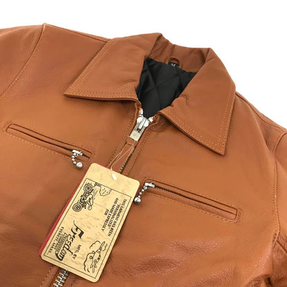 FREEDOM | フリーダム シングルライダース バッファローレザー レザー PB-2576 ブラウン サイズ：M【倉吉店】