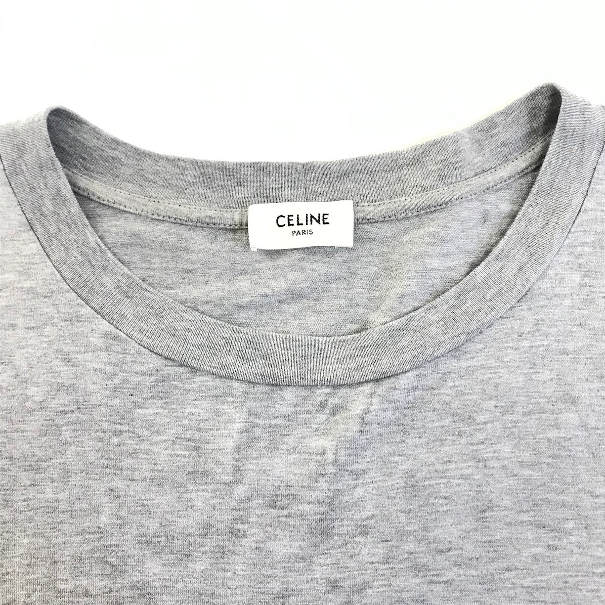 CELINE | セリーヌ Gradient Logo Print ロゴプリント グラデーション 半袖Ｔシャツ 2X10B671Q グレー サイズ：S【倉吉店】