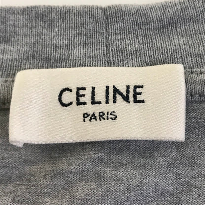 CELINE | セリーヌ Gradient Logo Print ロゴプリント グラデーション 半袖Ｔシャツ 2X10B671Q グレー サイズ：S【倉吉店】