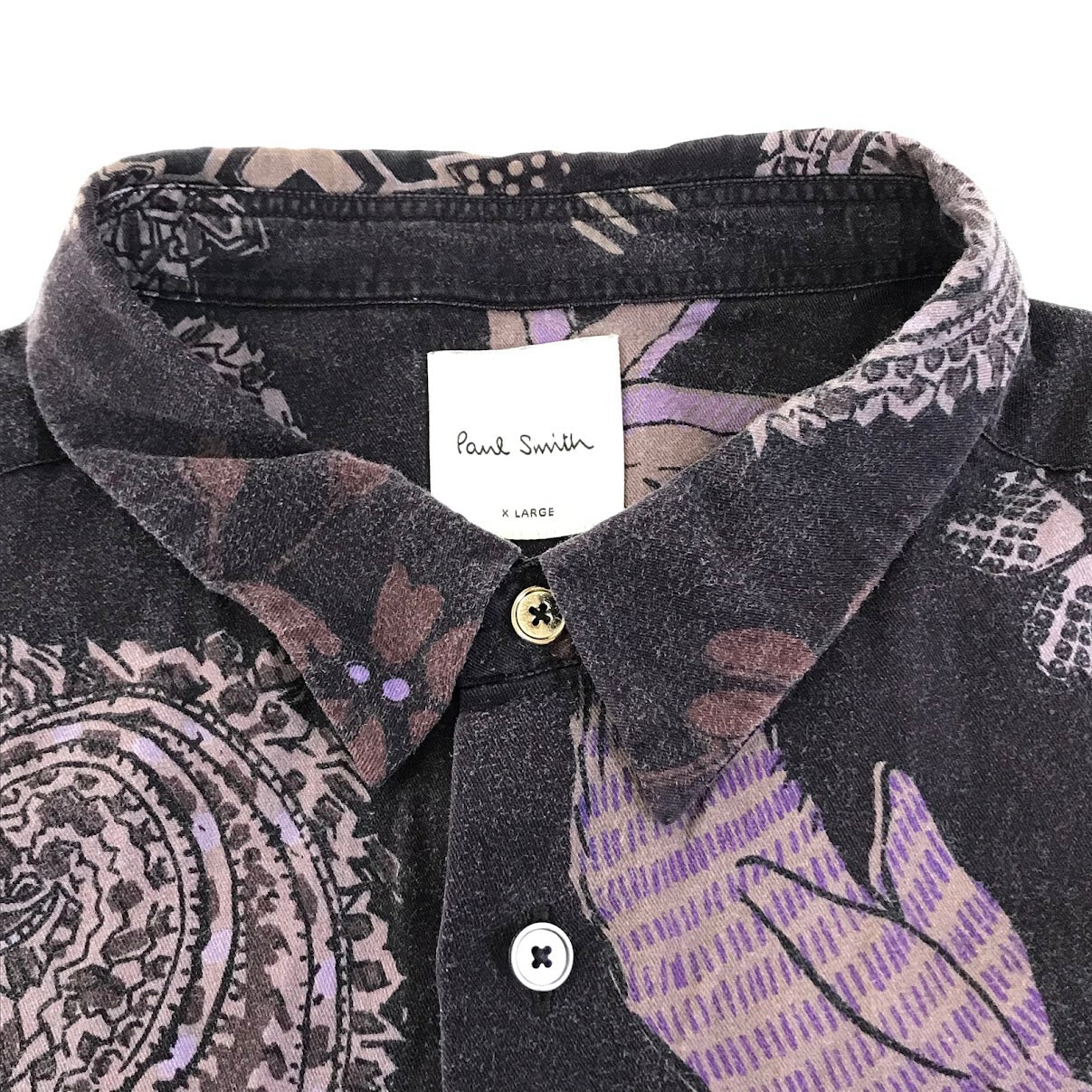 Paul Smith | ポール・スミス 'Rabbit Bandana' 総柄プリントシャツ 長袖シャツ 213315 006LN サイズ：XL【倉吉店】