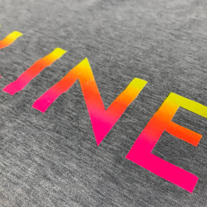 CELINE | セリーヌ Gradient Logo Print ロゴプリント グラデーション 半袖Ｔシャツ 2X10B671Q グレー サイズ：S【倉吉店】