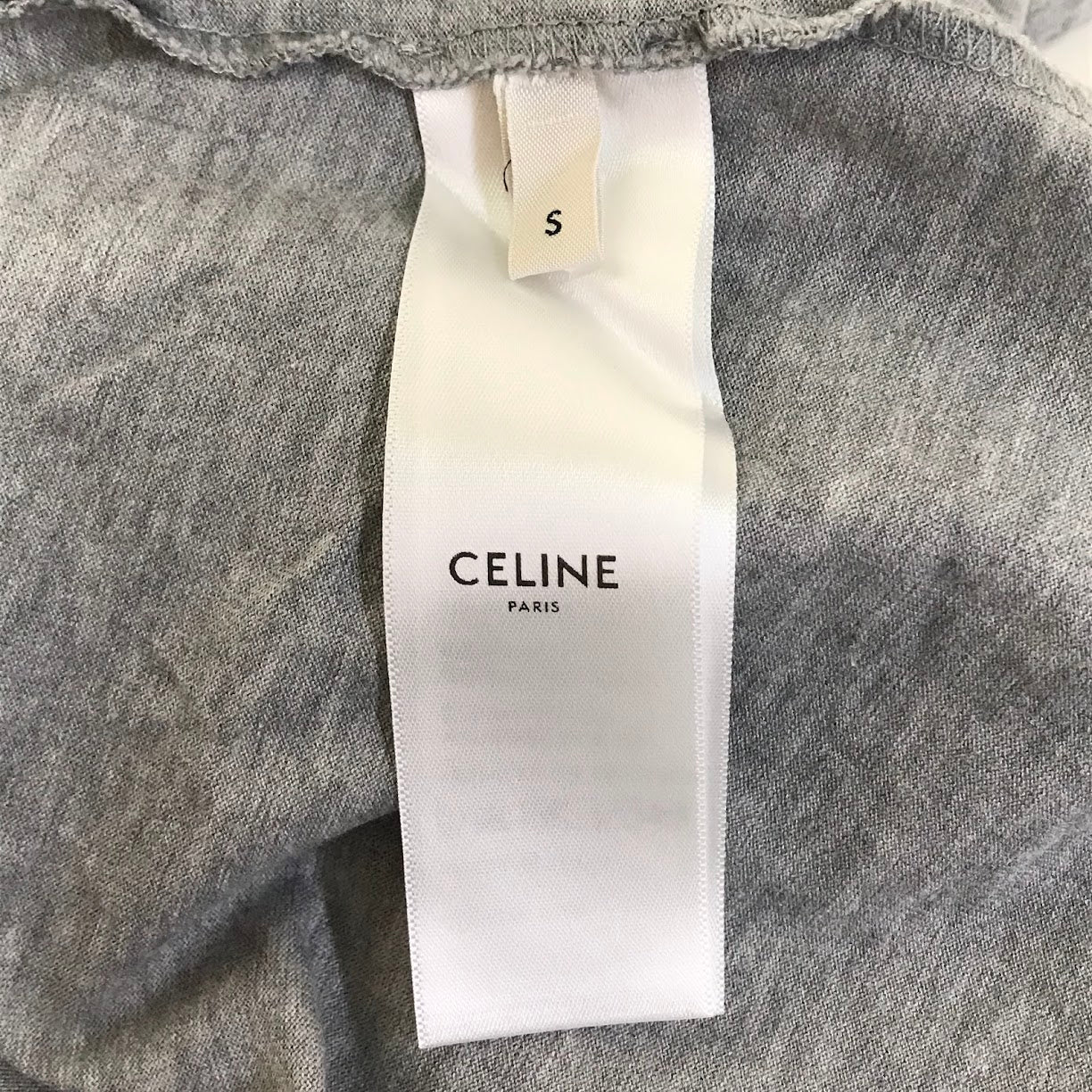 CELINE | セリーヌ Gradient Logo Print ロゴプリント グラデーション 半袖Ｔシャツ 2X10B671Q グレー サイズ：S【倉吉店】