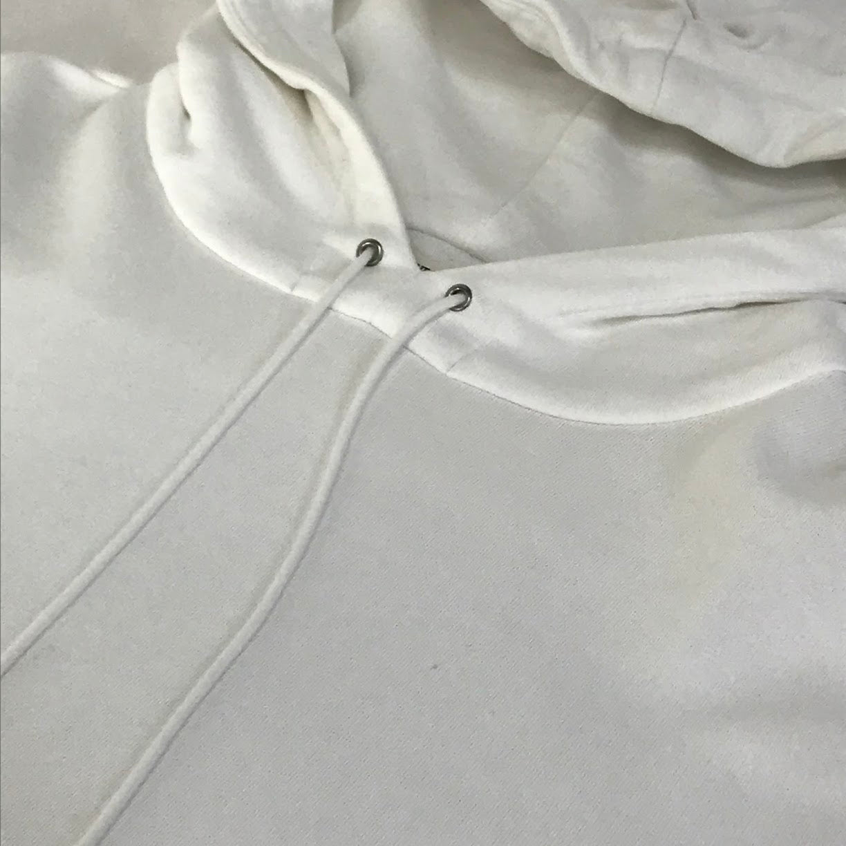 SAINT LAURENT | サンローラン ロゴプルオーバーパーカー パーカー 464581 ホワイト サイズ：XL【倉吉店】