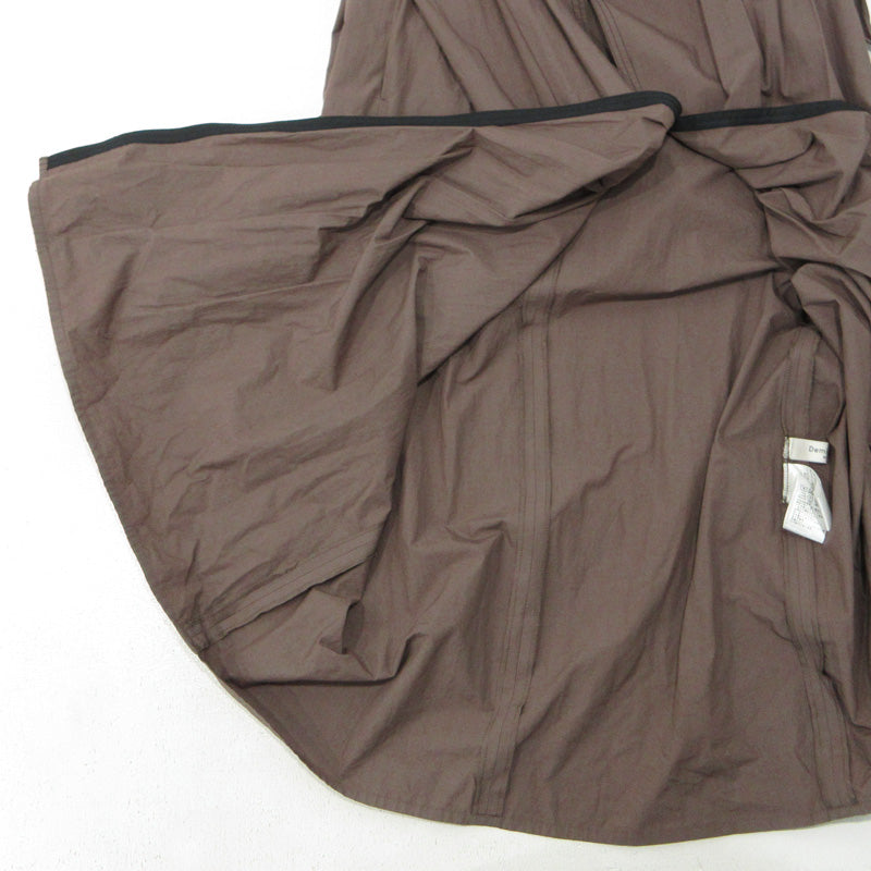 BEAMS | ビームス Demi-Luxe BEAMS デミルクスビームス カシュクールコットンリネンワンピース 長袖ワンピース ワンピース 68-26-0467-594 ブラウン サイズ：不明【三重本店】