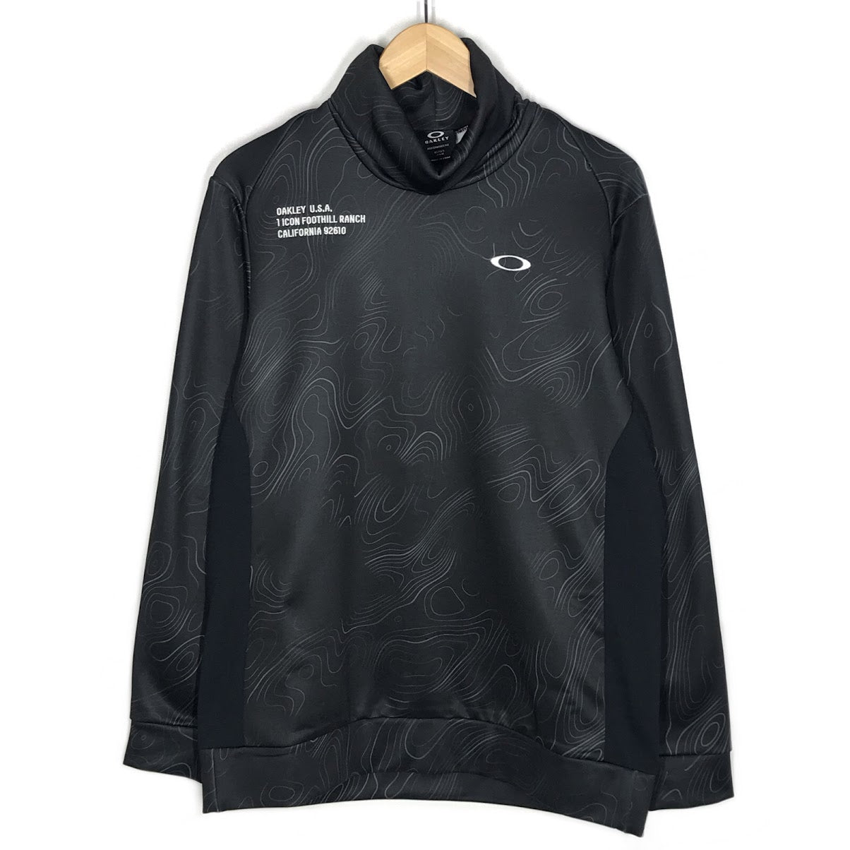 OAKLEY | オークリー Elevation Turtle ハイネックシャツ スウェット FOA408245 ブラック サイズ：M【倉吉店】