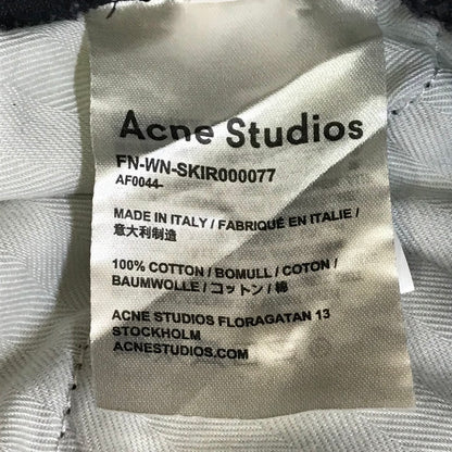 ACNE STUDIOS | アクネストゥディオズ デニムスカート スカート FN-WN-SKIR000077 ブラック サイズ：34【倉吉店】