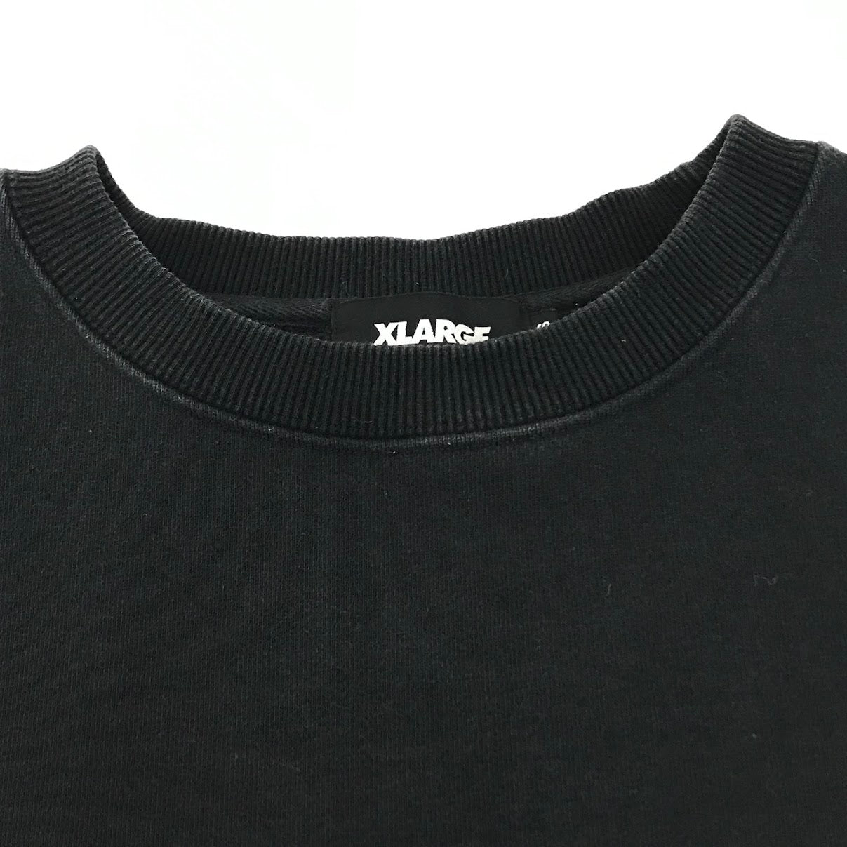 X-LARGE | エクストララージ SLANTED OG CREWNECK SWEATSHIRT スウェット 101241012002 ブラック サイズ：S【倉吉店】