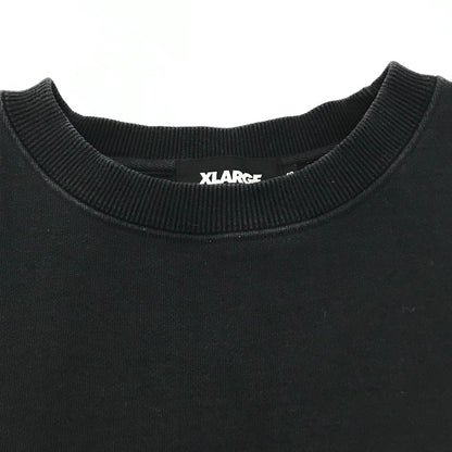 X-LARGE | エクストララージ SLANTED OG CREWNECK SWEATSHIRT スウェット 101241012002 ブラック サイズ：S【倉吉店】