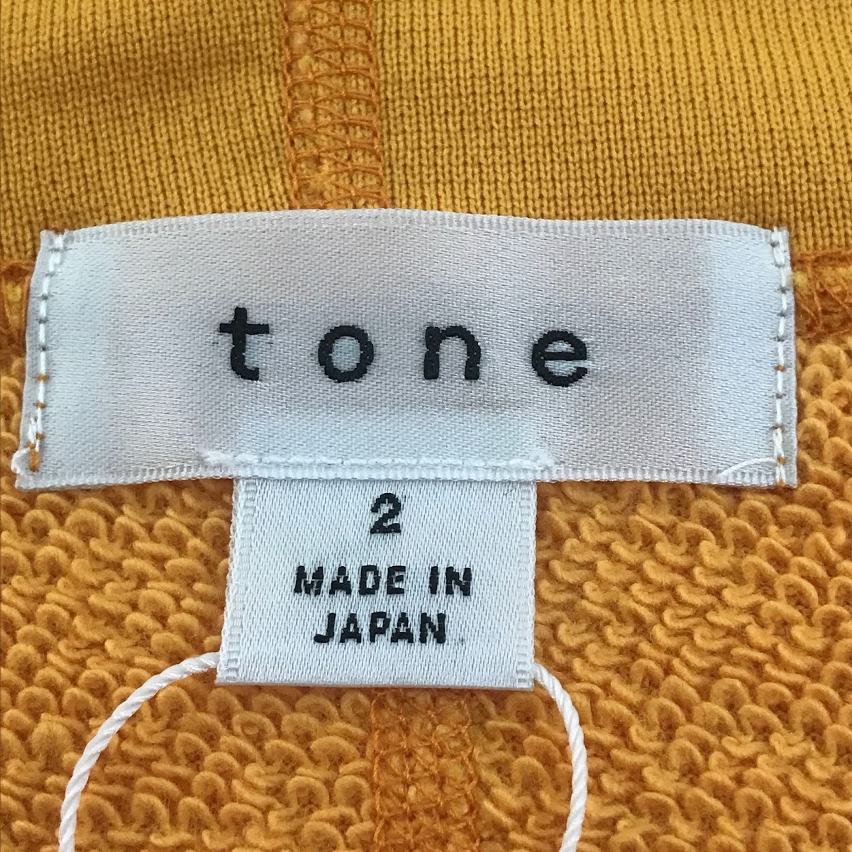 TONE | トーン BREEZIN ZIP UP HOOD SWEAT ジップパーカー パーカー TO-SS20-CLS02 オレンジ サイズ：2【倉吉店】