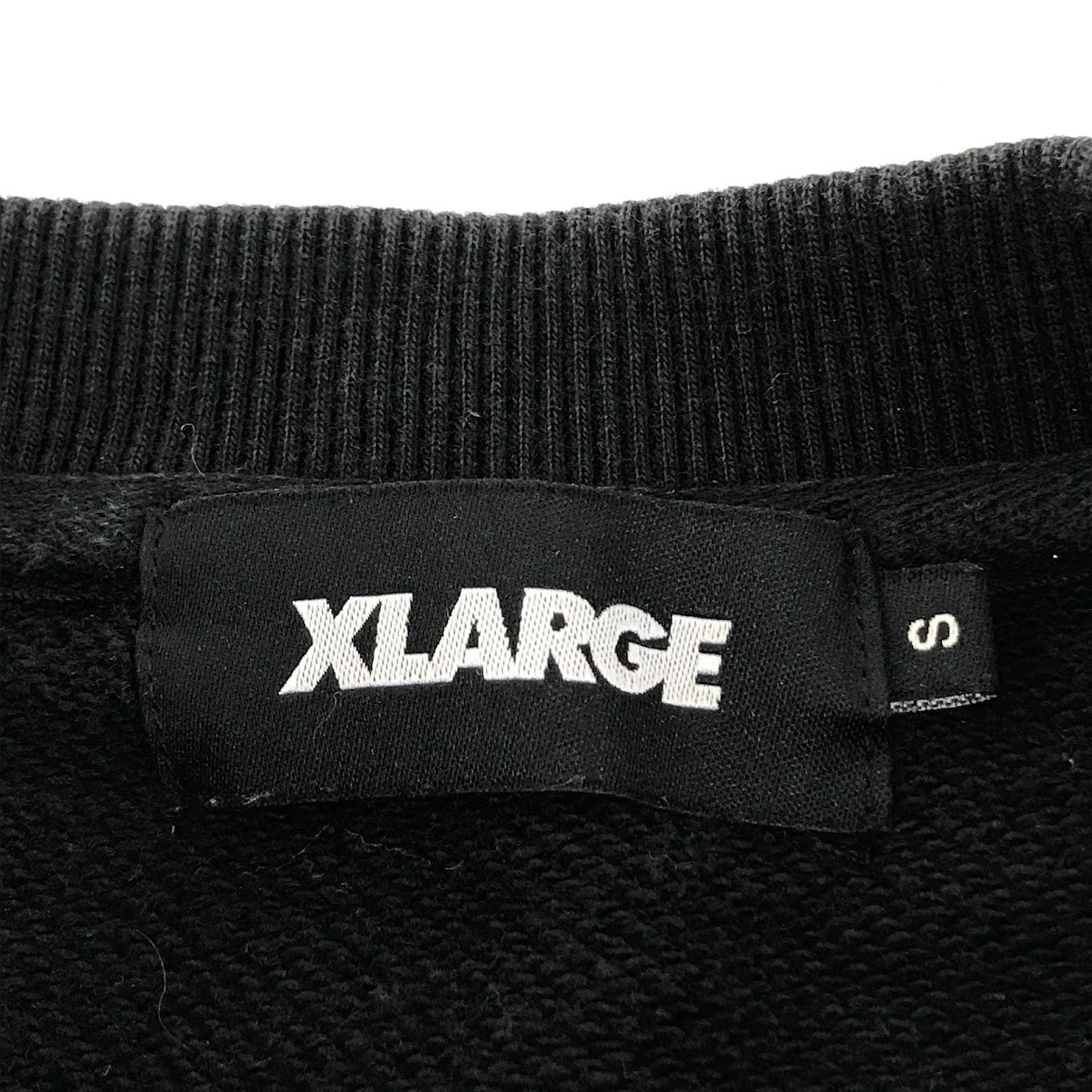 X-LARGE | エクストララージ SLANTED OG CREWNECK SWEATSHIRT スウェット 101241012002 ブラック サイズ：S【倉吉店】