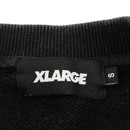X-LARGE | エクストララージ SLANTED OG CREWNECK SWEATSHIRT スウェット 101241012002 ブラック サイズ：S【倉吉店】