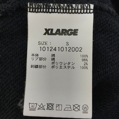 X-LARGE | エクストララージ SLANTED OG CREWNECK SWEATSHIRT スウェット 101241012002 ブラック サイズ：S【倉吉店】