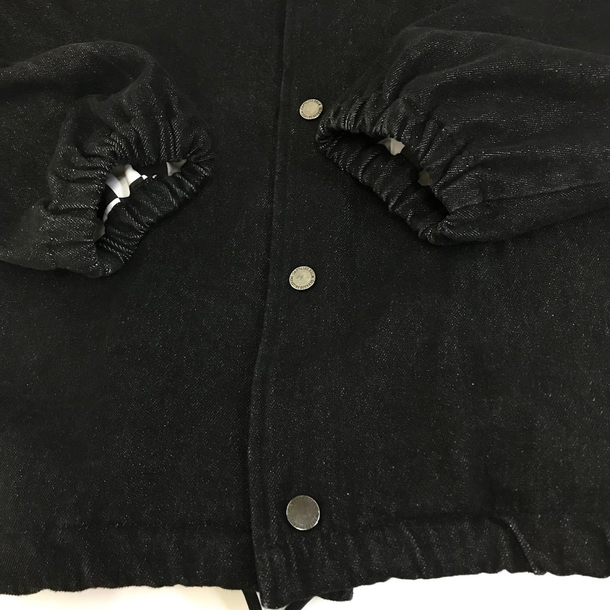 CAPTAINS HELM | キャプテンズヘルム LOGO DENIM COACH JKT デニムコーチジャケット ブルゾン ブラック サイズ：XL【倉吉店】