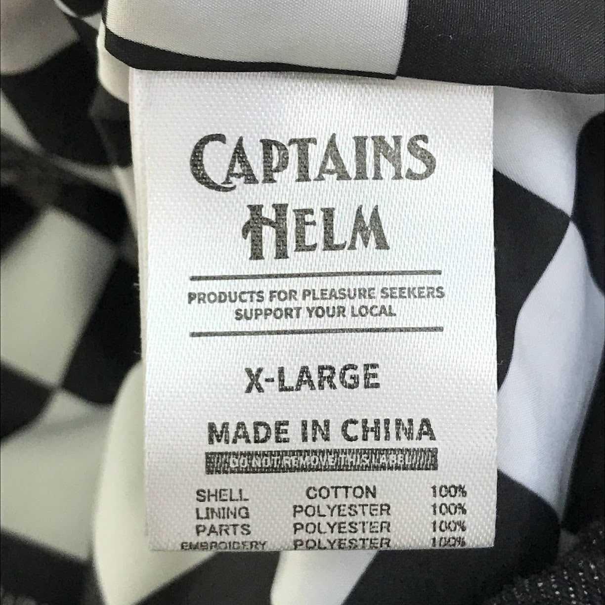 CAPTAINS HELM | キャプテンズヘルム LOGO DENIM COACH JKT デニムコーチジャケット ブルゾン ブラック サイズ：XL【倉吉店】