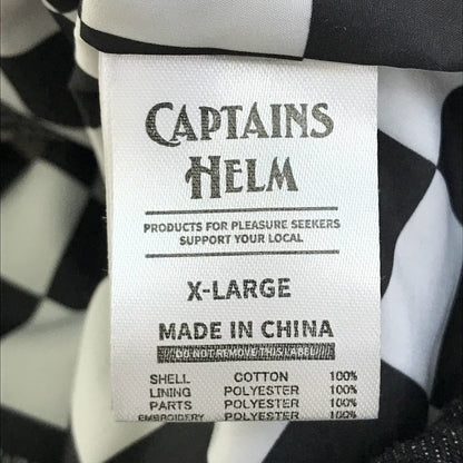 CAPTAINS HELM | キャプテンズヘルム LOGO DENIM COACH JKT デニムコーチジャケット ブルゾン ブラック サイズ：XL【倉吉店】
