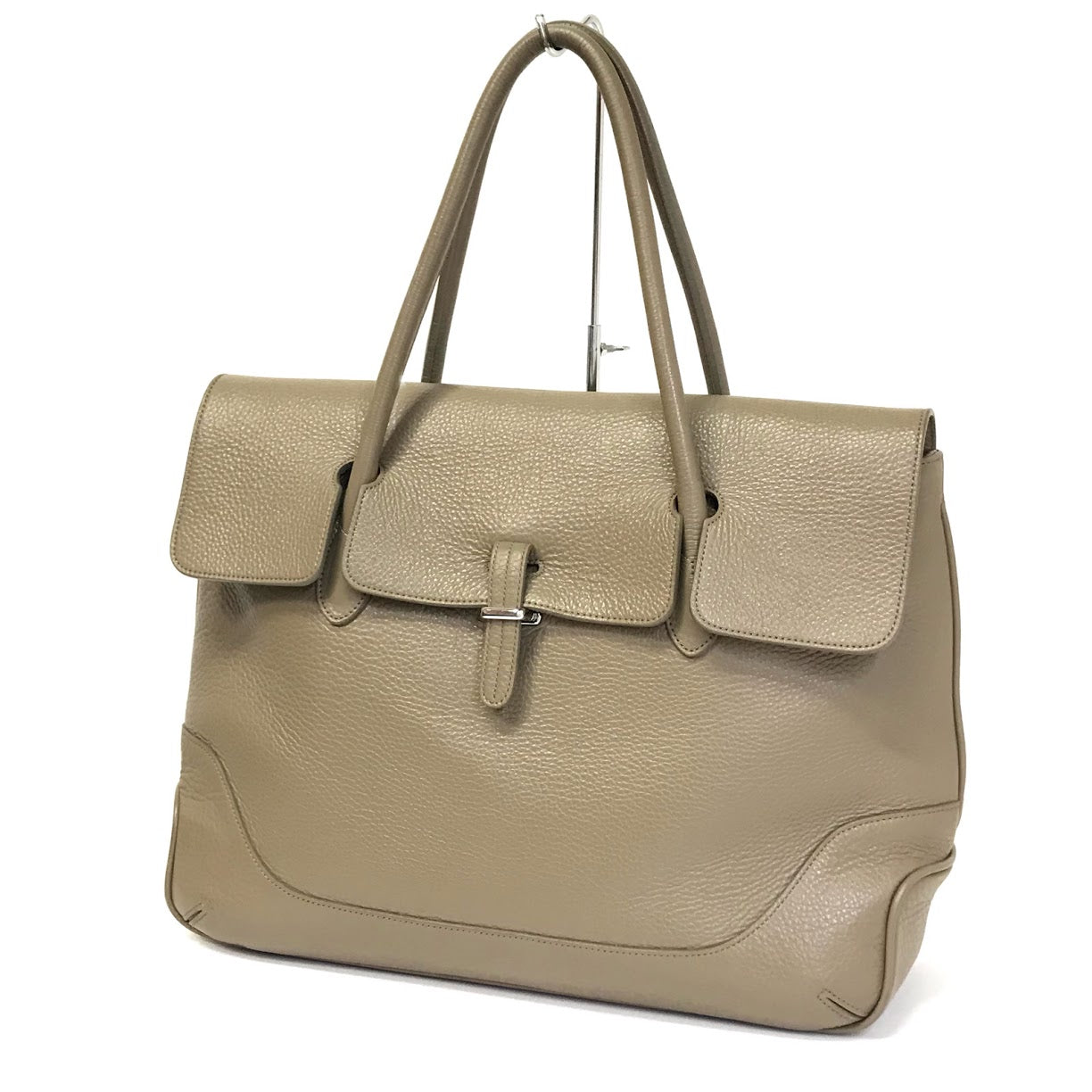 PELLE MORBIDA | ペッレモルビダ MAIDEN VOYAGE フラップトート トートバッグ MB055A ベージュ【倉吉店】