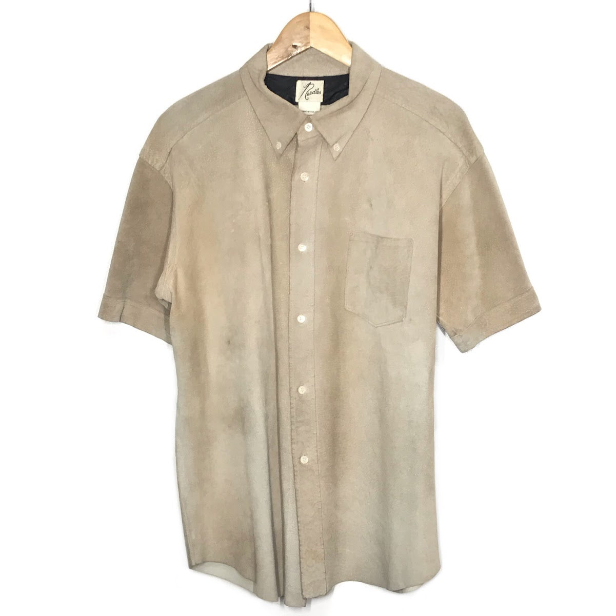 Needles | ニードルス PIG SKIN 半袖シャツ ベージュ サイズ：XL【倉吉店】