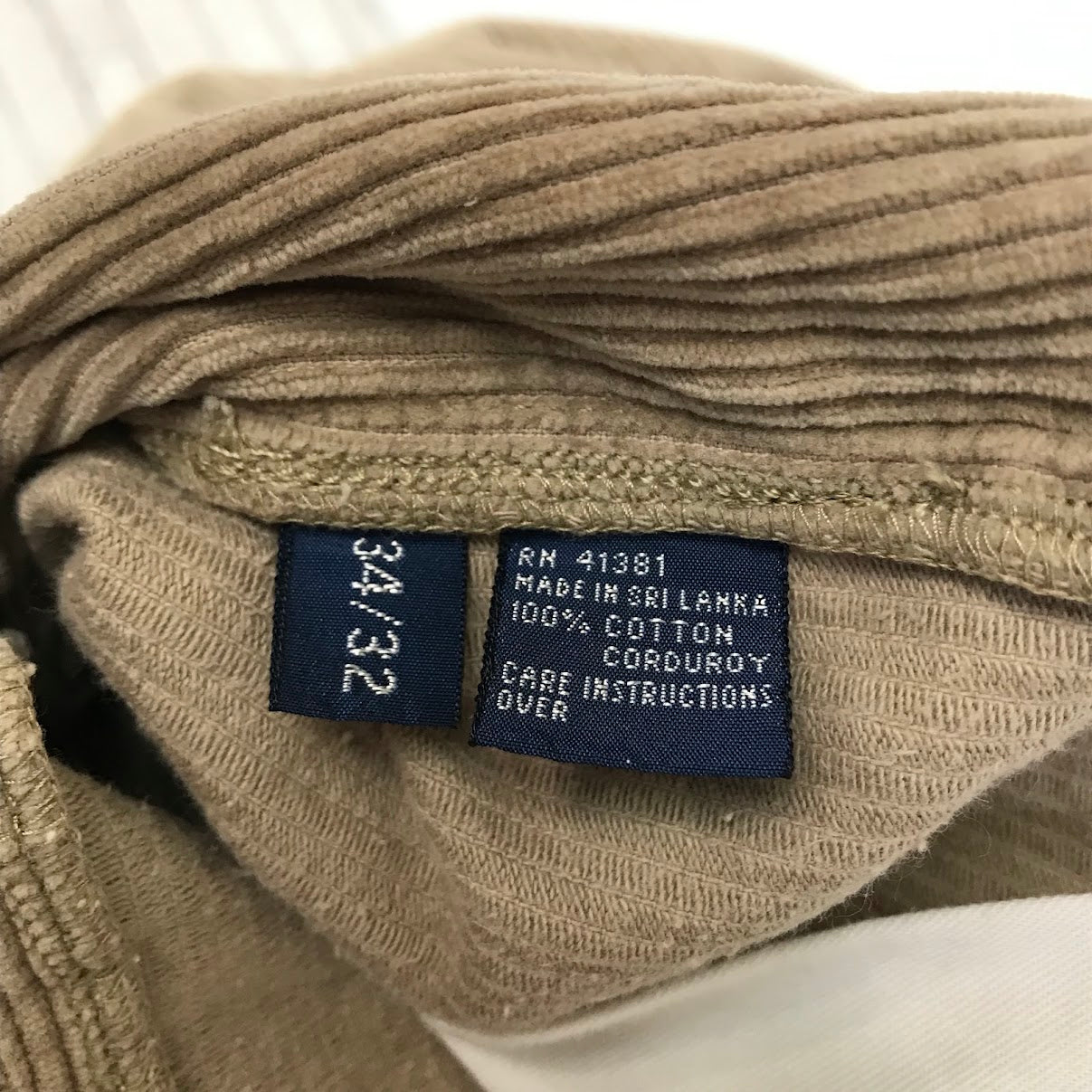 RALPH LAUREN | ラルフローレン ANDREW PANT コーデュロイパンツ パンツ ベージュ サイズ：34【倉吉店】