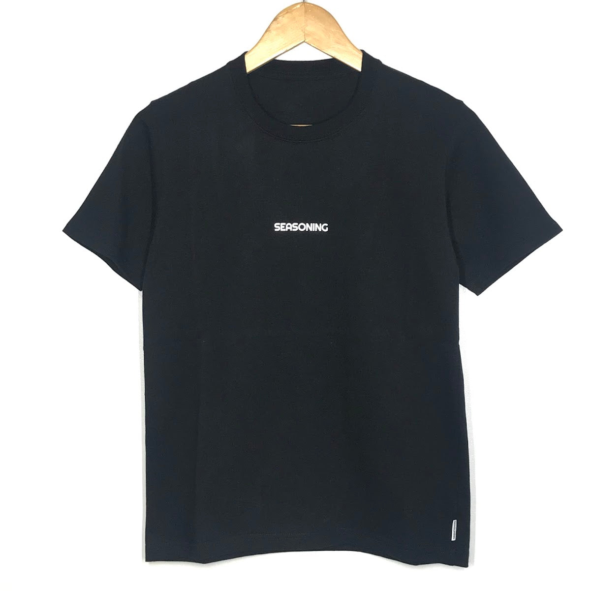SEASONING｜シーズニング　DINNER 半袖Ｔシャツ SE18S-CT16 ブラック サイズ：1【倉吉店】
