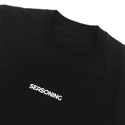 SEASONING｜シーズニング　DINNER 半袖Ｔシャツ SE18S-CT16 ブラック サイズ：1【倉吉店】