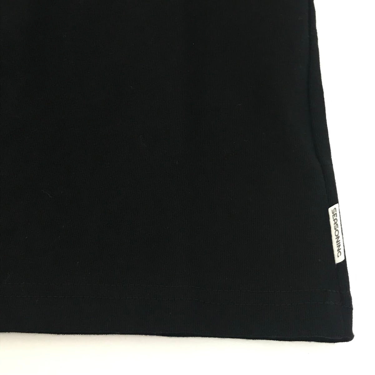 SEASONING｜シーズニング　DINNER 半袖Ｔシャツ SE18S-CT16 ブラック サイズ：1【倉吉店】