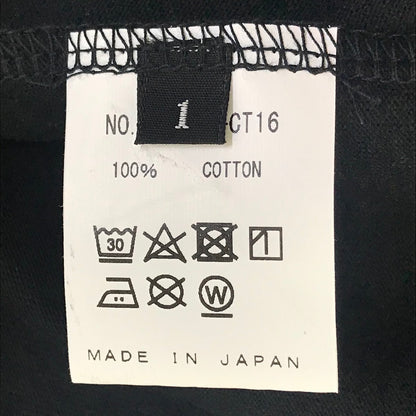 SEASONING｜シーズニング　DINNER 半袖Ｔシャツ SE18S-CT16 ブラック サイズ：1【倉吉店】
