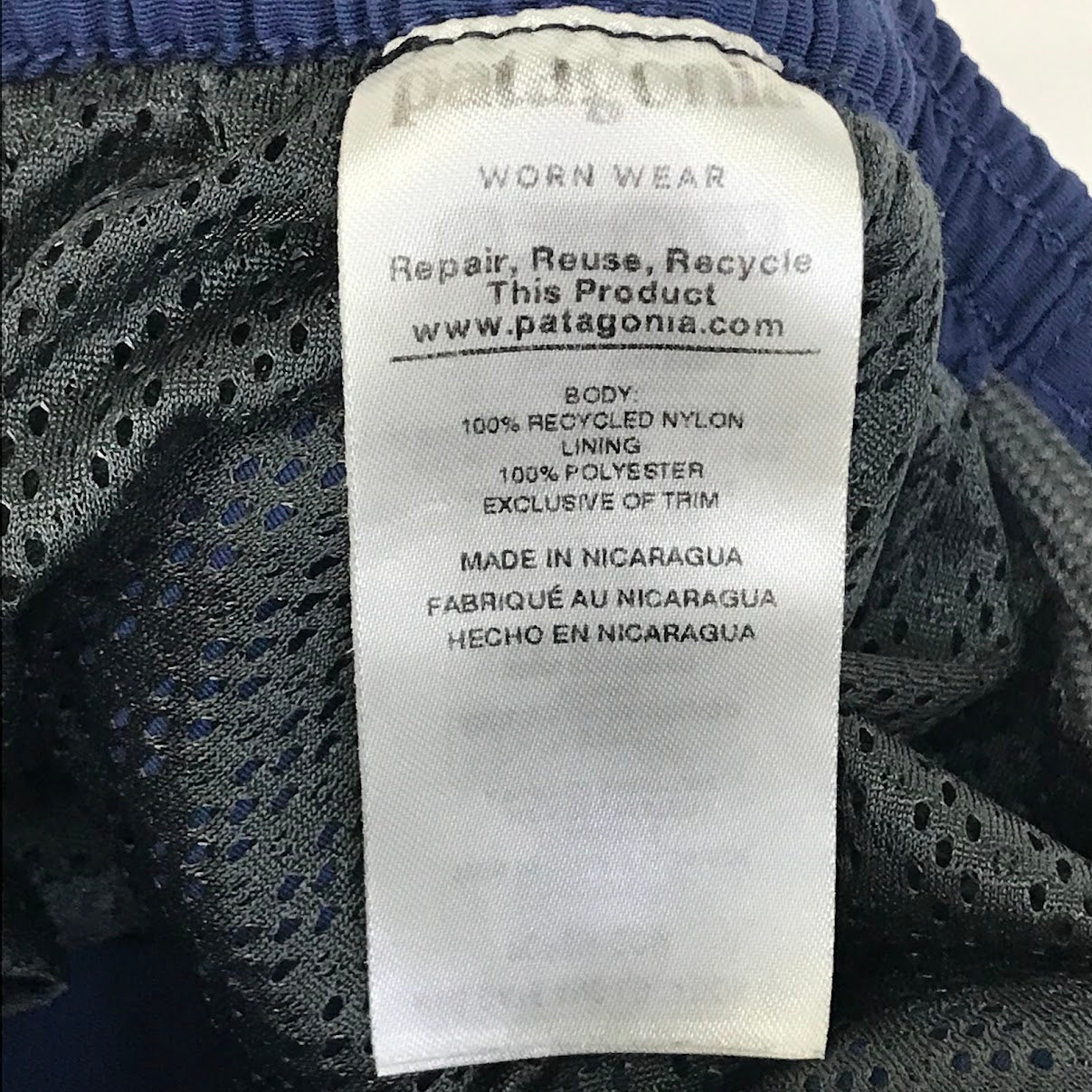patagonia | パタゴニア Baggies Shorts バギーズ・ショーツ ショートパンツ 57021 ネイビー サイズ：M【倉吉店】【代金引換不可・日時指定不可】【ポスト投函】