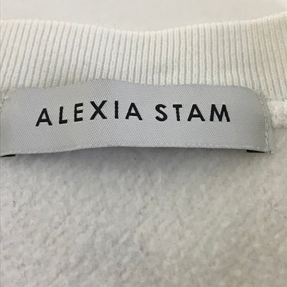 ALEXIA STAM｜アリシアスタン スウェット ホワイト【倉吉店】