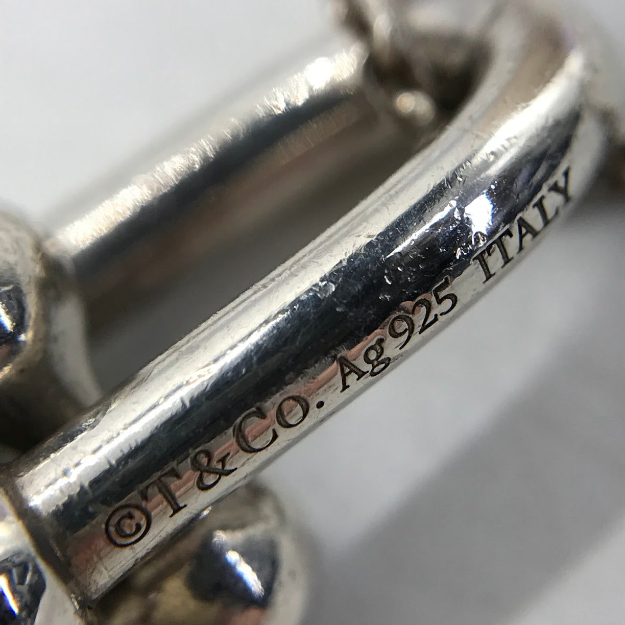 Tiffany&co | ティファニー ハードウェア ダブルリンク ペンダント ネックレス シルバー サイズ：40【倉吉店】