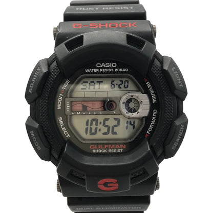 G-SHOCK | ジーショック Master of G GULFMAN DUAL ILLUMINATOR デジタルクォーツ 腕時計 G-9100-1JF ブラック【倉吉店】