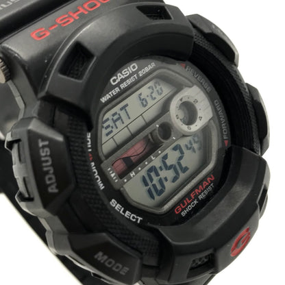 G-SHOCK | ジーショック Master of G GULFMAN DUAL ILLUMINATOR デジタルクォーツ 腕時計 G-9100-1JF ブラック【倉吉店】