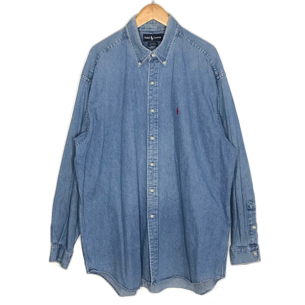 RALPH LAUREN | ラルフローレン BLAIRE デニムシャツ 長袖シャツ ブルー サイズ：XL【倉吉店】