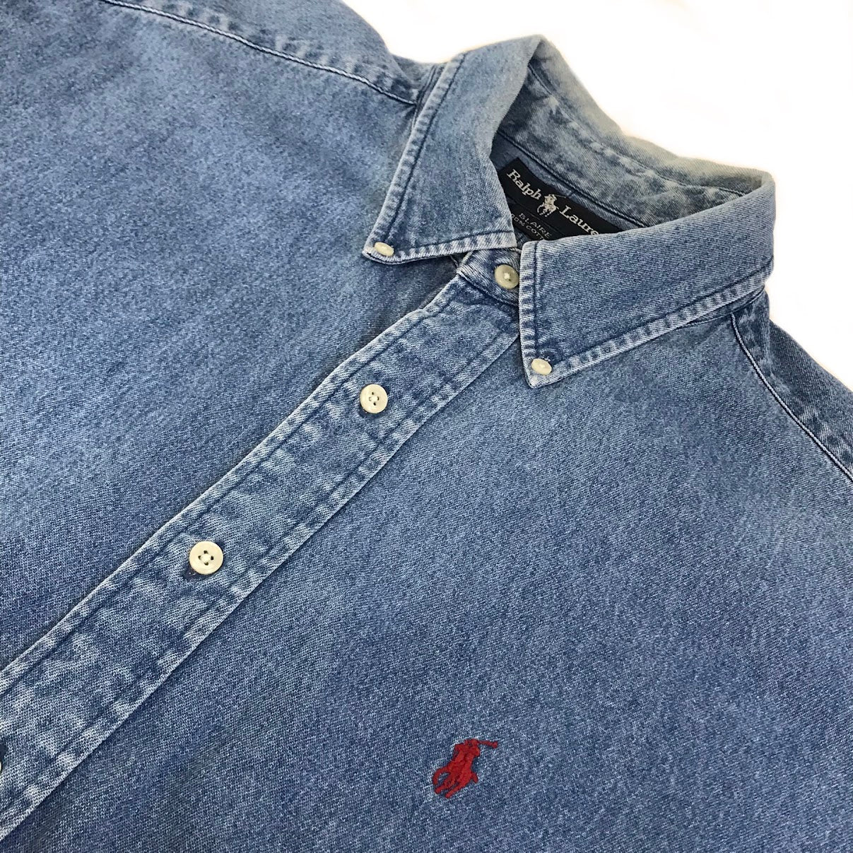RALPH LAUREN | ラルフローレン BLAIRE デニムシャツ 長袖シャツ ブルー サイズ：XL【倉吉店】
