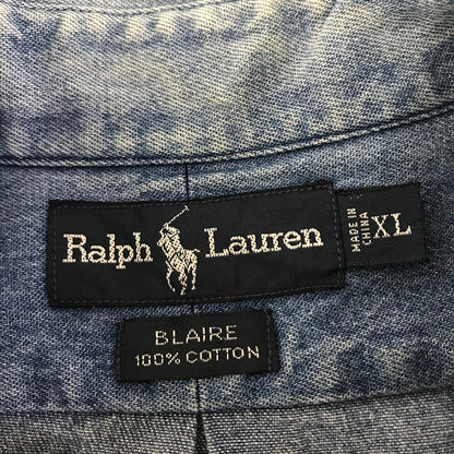 RALPH LAUREN | ラルフローレン BLAIRE デニムシャツ 長袖シャツ ブルー サイズ：XL【倉吉店】