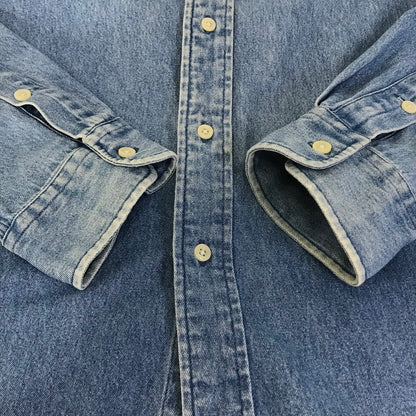 RALPH LAUREN | ラルフローレン BLAIRE デニムシャツ 長袖シャツ ブルー サイズ：XL【倉吉店】