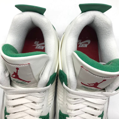 NIKE | ナイキ SB AIR JORDAN 4 SP PINE GREEN スニーカー DR5415-103 セイル/ホワイト/パイングリーン 26.5cm【倉吉店】