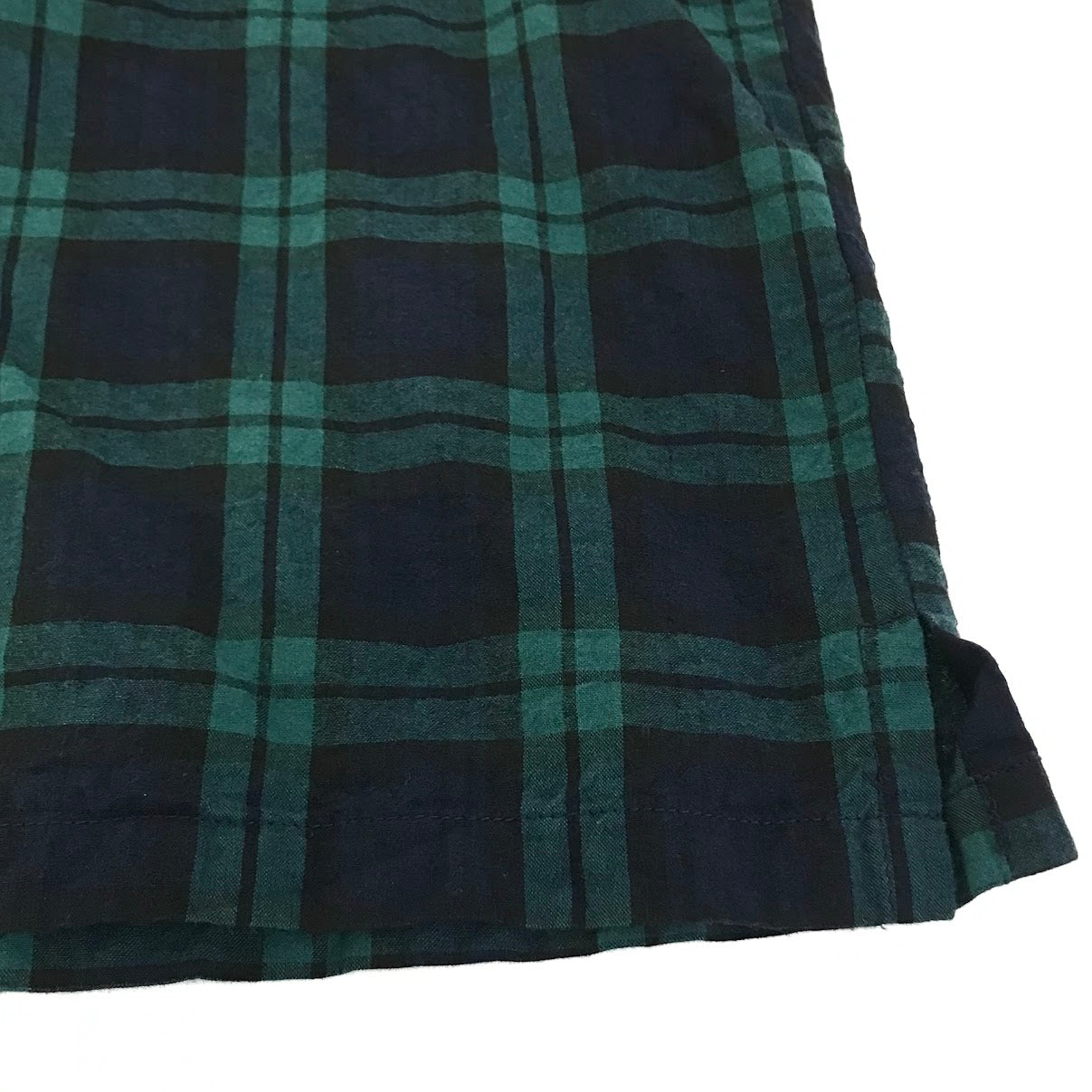 ACY｜ エーシー ROOM SHIRTS チェック柄 半袖シャツ ACY-23SS-002 グリーン サイズ：3【倉吉店】【代金引換不可・日時指定不可】【ポスト投函】