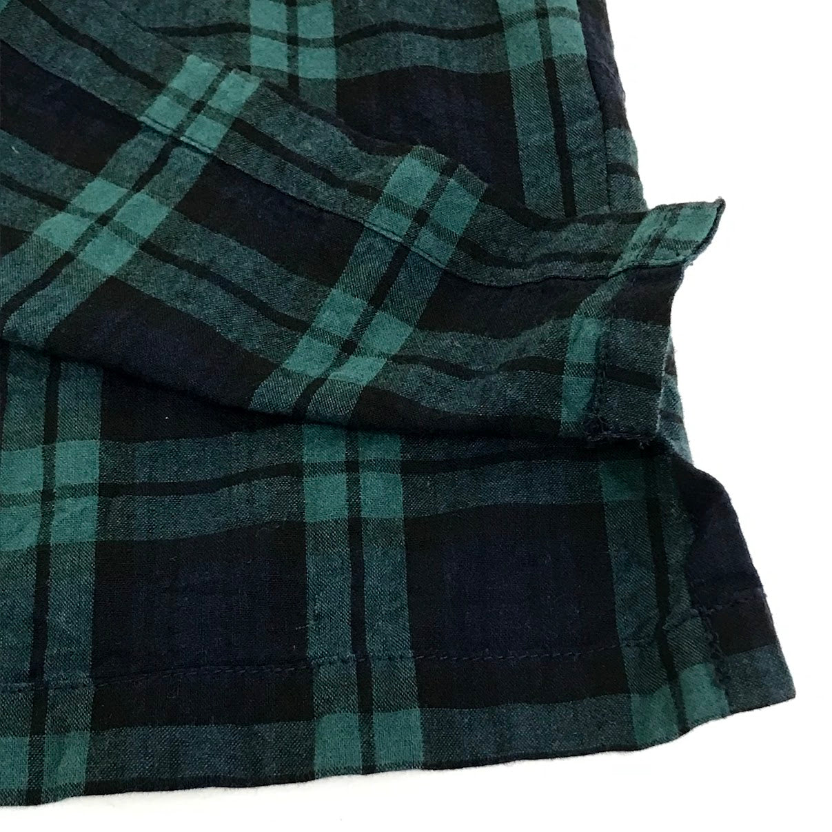 ACY｜ エーシー ROOM SHIRTS チェック柄 半袖シャツ ACY-23SS-002 グリーン サイズ：3【倉吉店】【代金引換不可・日時指定不可】【ポスト投函】